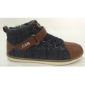 Comfort High Top Washed Denim Casual Shoes